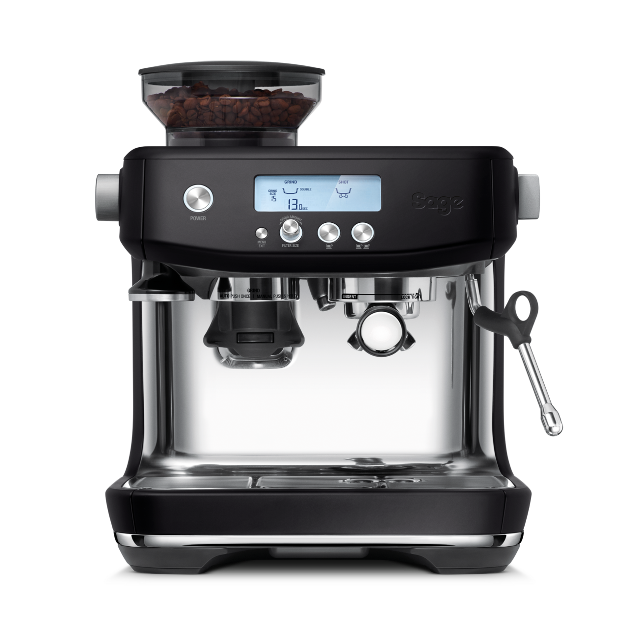 Sage Barista Pro espresso machine with integrated grinder